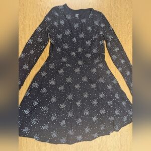 H&M Black Dress with White Dots